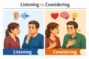 couple, consideration, communication