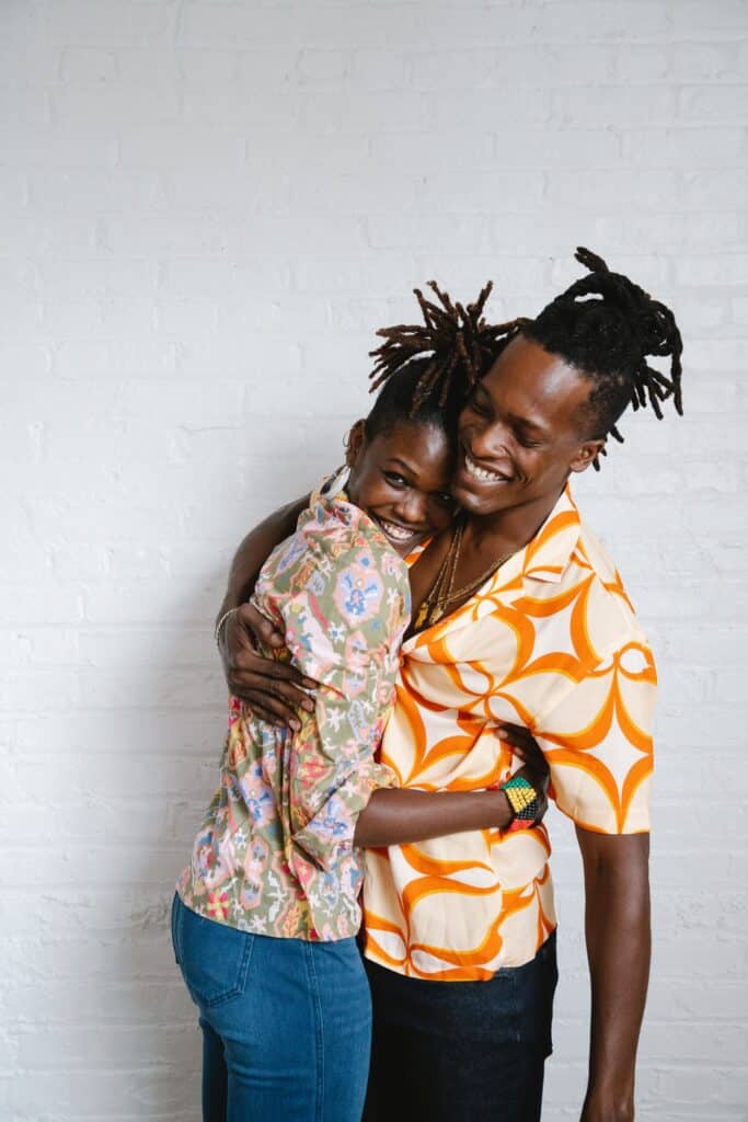 Couple who have regained their complicity